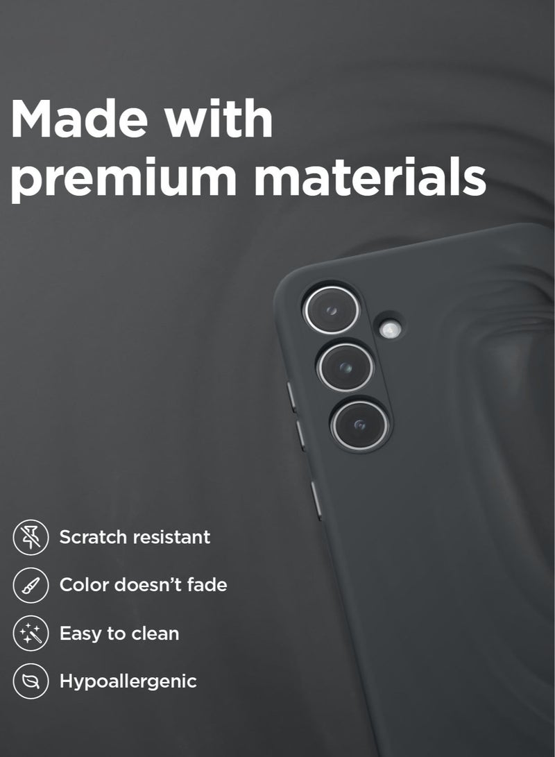 Elago Silicone for Samsung Galaxy S24 Plus Case Cover - Black - Image 4