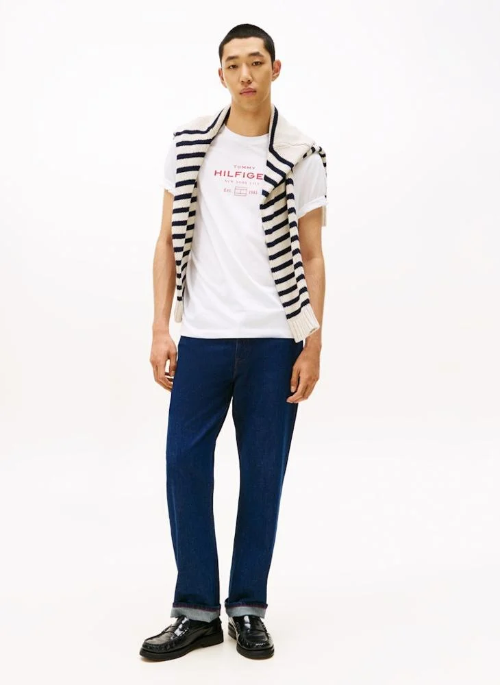 TOMMY HILFIGER Graphic Logo Crew Neck T-Shirt
