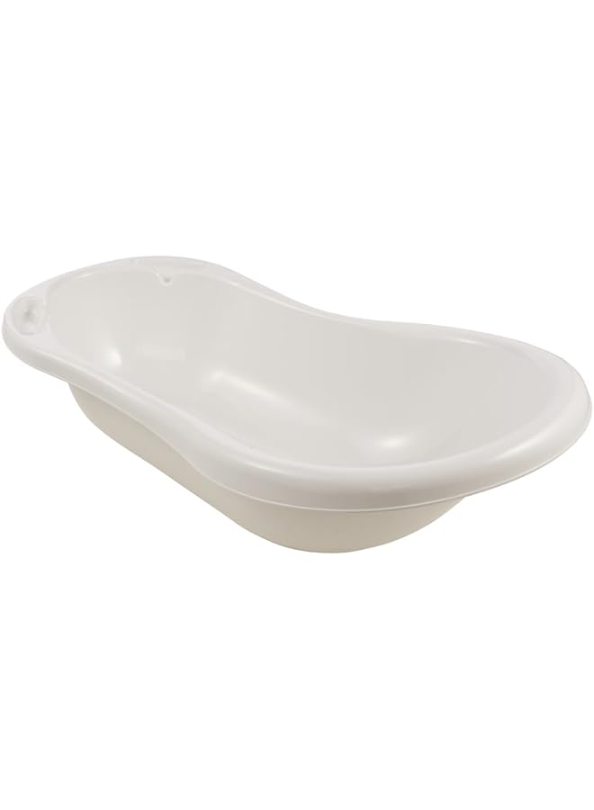 keeeper Keeper 84 Cm Baby Bath With Plug Hippo White - Image 2