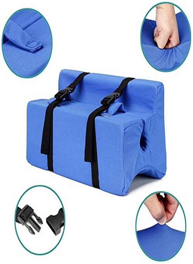 METRON- Wheelchair Armrest Pads Arm Through for Wheelchair Arm Pads Lateral Support Armrest Wheel Chair Parts Cushion Contoured Arm Support Elevator Rest Tray | Color Blue | Pack of 1 pc. - Image 4
