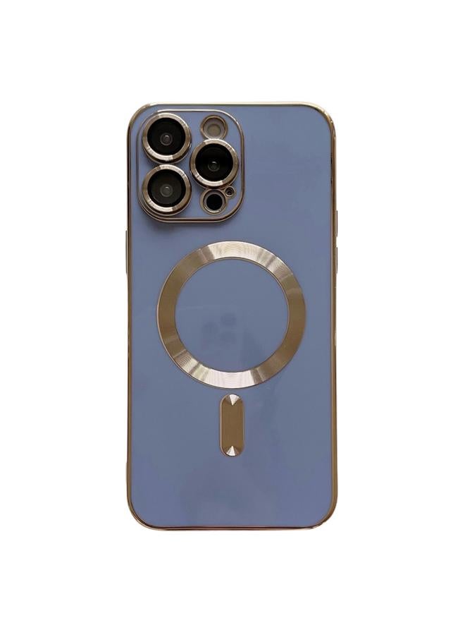 S-TOP Case For iPhone 12 Pro Magsafe Plating TPU Phone Case with Lens Film - Image 1