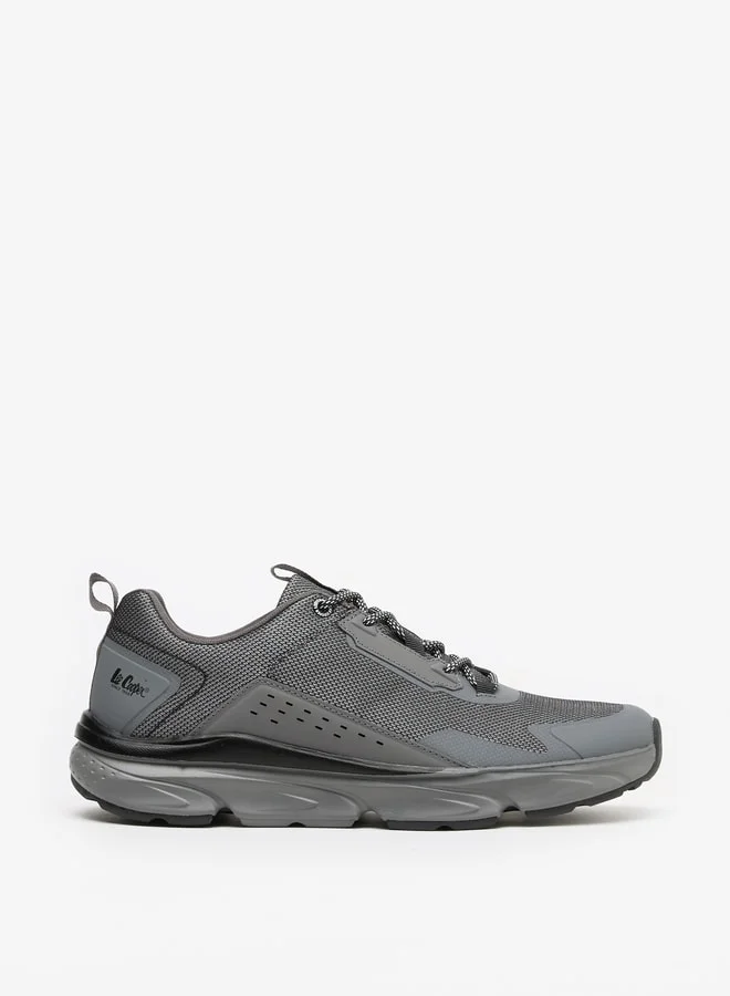 Lee Cooper Men's Textured Low Ankle Lace-Up Sneakers