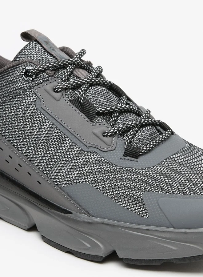 Lee Cooper Men's Textured Low Ankle Lace-Up Sneakers