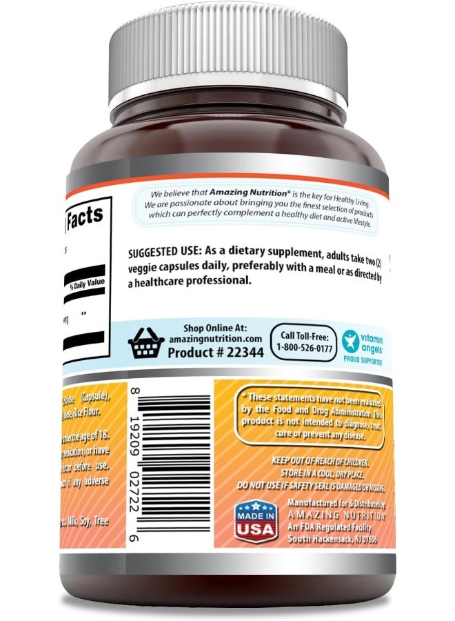 amazing nutrition Formulas Berberine 1200 mg per Serving, 60 Veggie Capsules - Image 3