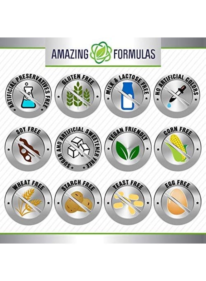 amazing nutrition Formulas Berberine 1200 mg per Serving, 60 Veggie Capsules - Image 5