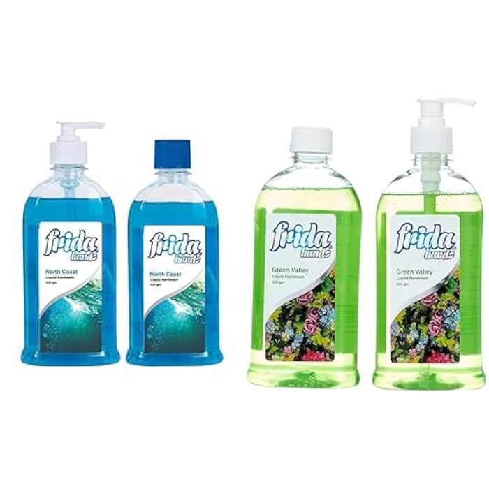 Frida Hand North Coast 520gm Pump and Bottle + Green Valley 520gm Pump and Bottle