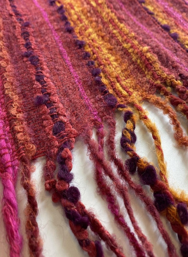 Genérico 100% Baby Alpaca Scarf For Women. Claudia 2 Design Handmade Fashion Accessory - Image 4