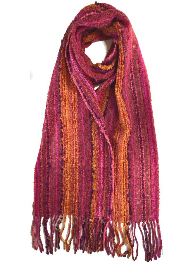 Genérico 100% Baby Alpaca Scarf For Women. Claudia 2 Design Handmade Fashion Accessory - Image 1