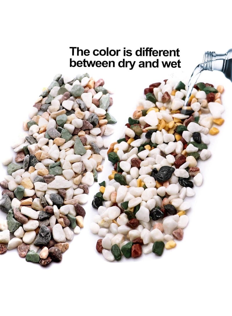 ARABIQO Premium Galaxy Sparkling Multicolored Stone - 2.5lb Reflective Decorative Stone for Fire Pits, Terrariums, and Fairy Gardens - Image 3