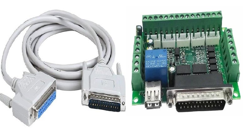 cnc-orbit ™ DB25 Male to DB25 Female 25 Pin Parallel Printer Cable, LPT CABLE FOR PRINTER AND MACH3 CONTROLLER BOARD 1.5 METRE(White) - Image 2