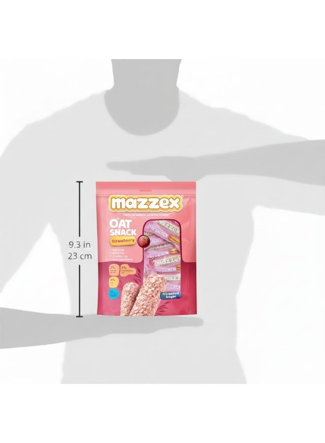 Mazzex Oat Snack Strawberry, 120g Pack of 2 – Healthy Crunchy Oat Snack - Image 5