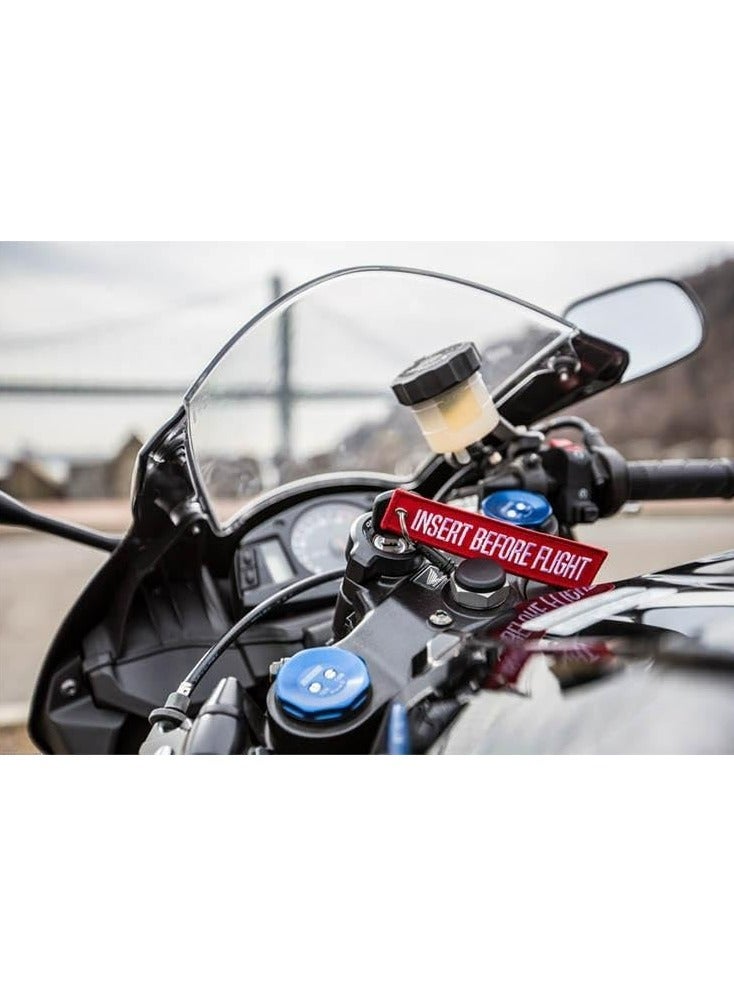 Oasisgalore Remove Before Flight Keychain Motorcycle Aviation Tag - Image 3