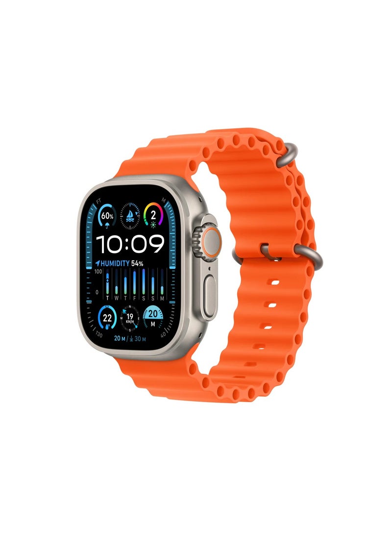 Ultra 2 Smart Watch Rechargeable 7 in 1 with Replaceable Multicolor Straps