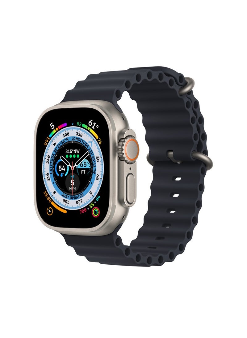 Ultra 2 Smart Watch Rechargeable 7 in 1 with Replaceable Multicolor Straps