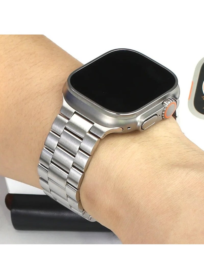 Ultra 2 Smart Watch Rechargeable 7 in 1 with Replaceable Multicolor Straps