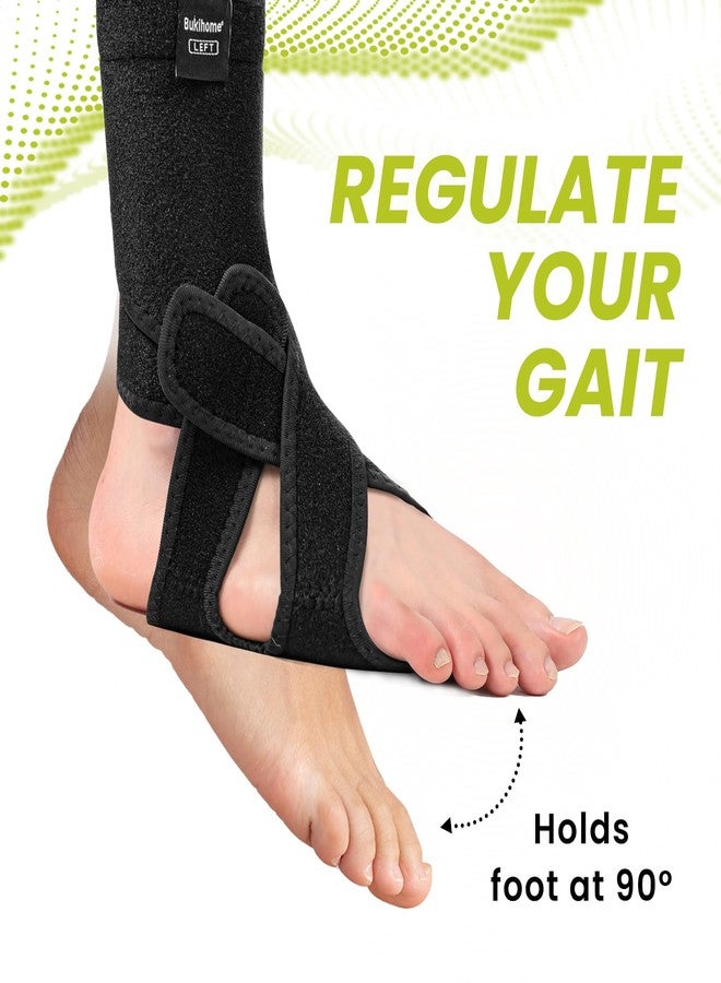 Bukihome Adjustable AFO Foot Drop Brace - Foot Support for Walking with Shoes, Socks, or Barefoot - Relieves Foot Drop, Plantar Fasciitis, Stroke & MS Recovery - Unisex（Right） - Image 2