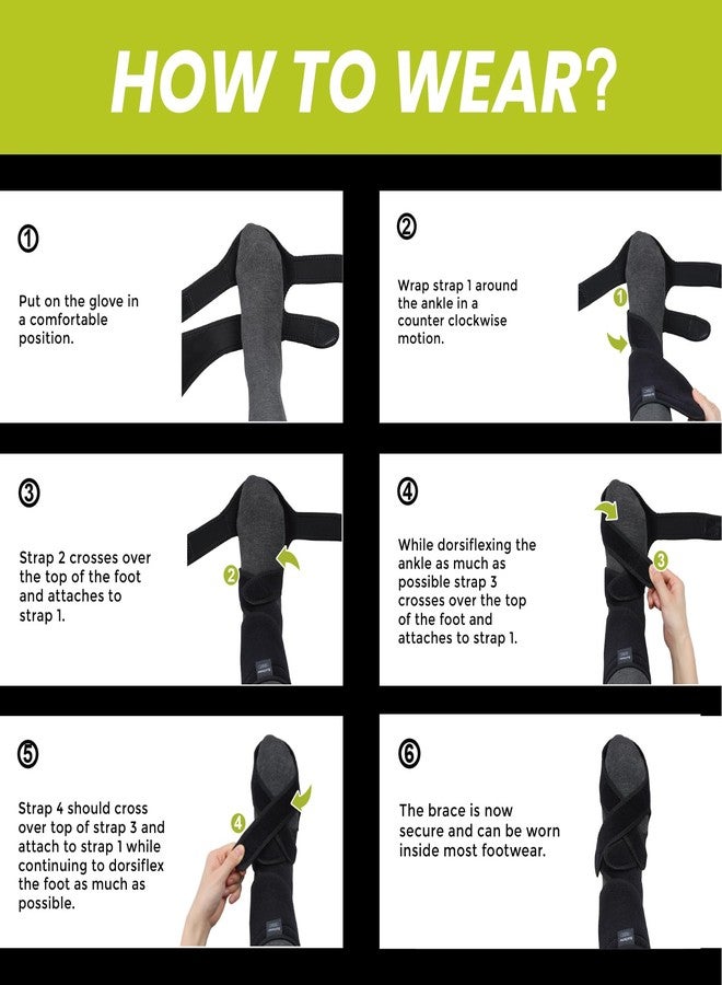 Bukihome Adjustable AFO Foot Drop Brace - Foot Support for Walking with Shoes, Socks, or Barefoot - Relieves Foot Drop, Plantar Fasciitis, Stroke & MS Recovery - Unisex（Right） - Image 5