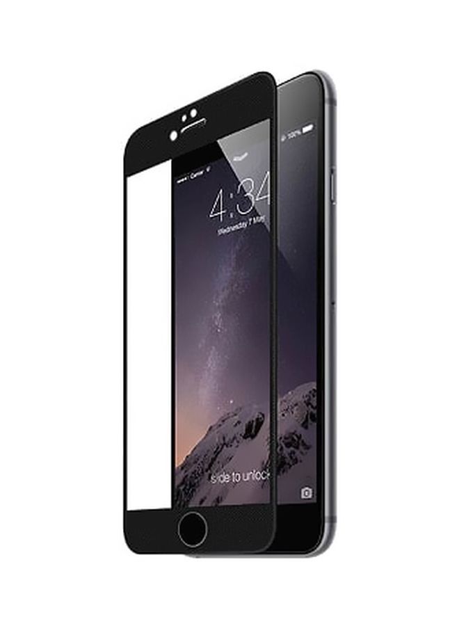 NIBEMINENT 3D Tempered Glass Screen Protector For Apple iPhone 6/6 Plus Black/Clear - Image 1