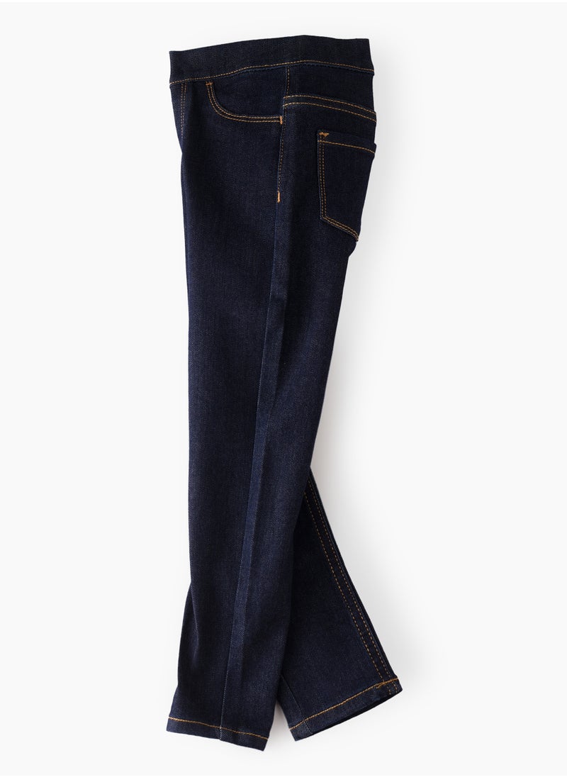 Jelliene Denim Fun & Flexibility: Girls Stretchy Jeggings All-Day Comfort & Stylish Appeal  - Image 3