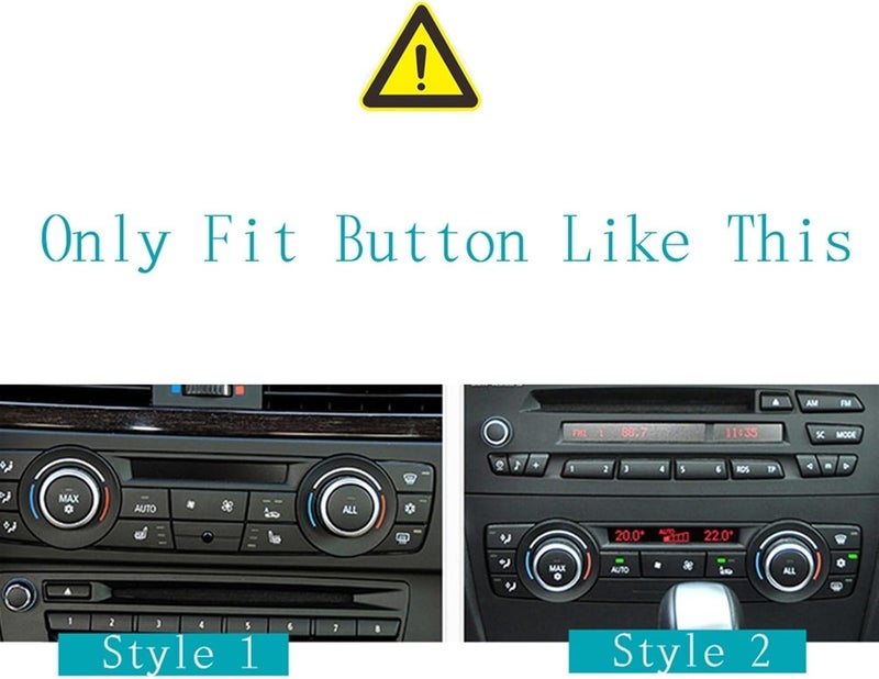 Yurefax Aluminium Alloy Control Knob Cover Ring for BMW - Image 4