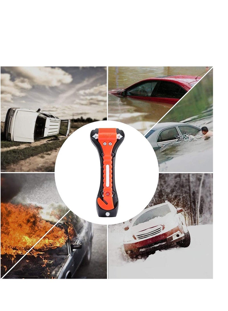 Captaintech Car Emergency Escape Window Break Hammer, Safety Seat Belt Cutter Tool Car Auto Safety Hammer Window Break Hammer Safety Seat Tool Tech Emergency Hammer Seat Belt Cutter - Image 3