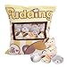 JILPAK Plush Pillow Throw PillowRemovable Fluffy Animal DollsSoft Animals Doll ToyGifts Plush Cotton Stuffed Animals Pillow for Home DecorSofa Chair Decorative Pillow8 Cute Yellow Cat Pudding - Image 4