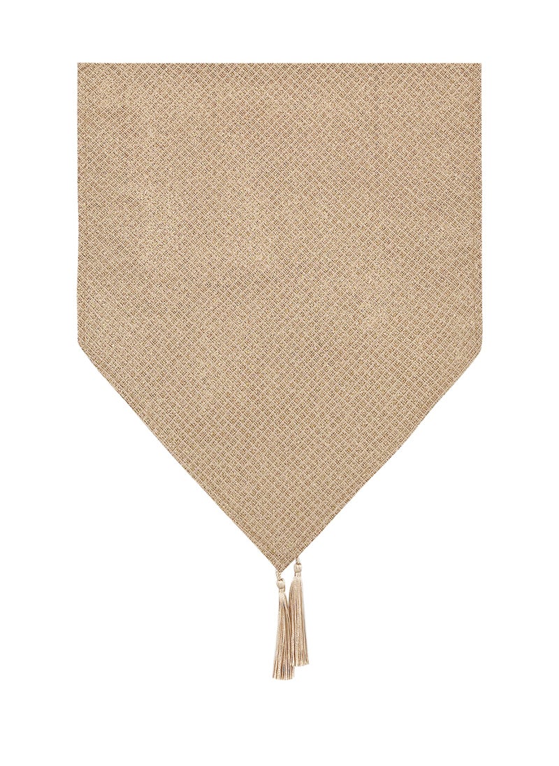 CHRISTMAS MAGIC Christmas Table Runner Gold 32x180cm  - Image 1