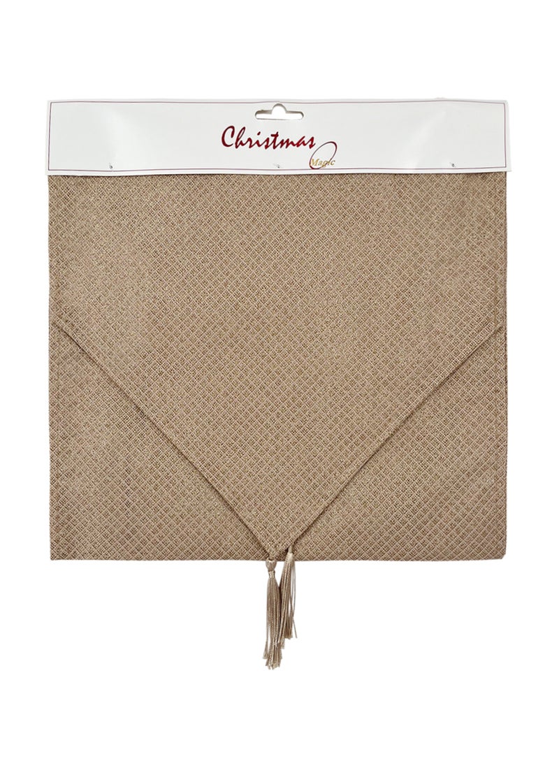 CHRISTMAS MAGIC Christmas Table Runner Gold 32x180cm  - Image 2
