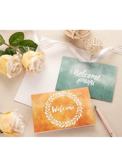 Juvale 48 Pack Welcome Cards Bulk For Guests Team Employees New Home Or Wedding (4X6 In)  - Image 3