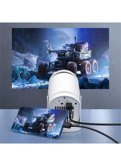 Generic HY-300 Pro Mini Projector,4K 1080P HD Portable Home Theater for Outdoor Activities & Office Learning, Lightweight Design, Compatible with Android & iPhone for Direct Connection  - Image 4