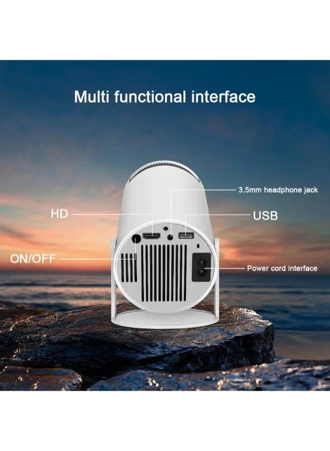HY-300 Pro Mini Projector,4K 1080P HD Portable Home Theater for Outdoor Activities & Office Learning, Lightweight Design, Compatible with Android & iPhone for Direct Connection  - Image 5
