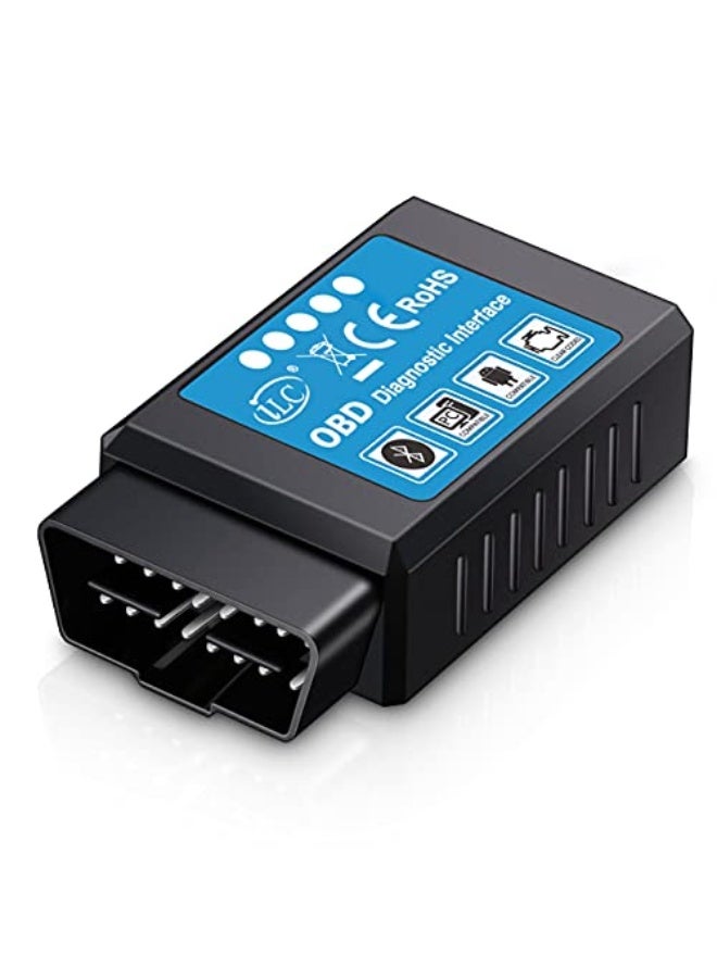Generic iLC OBD2 OBD Bluetooth Car Diagnostic Scanner Tool ES OBD2 – Compatible with Android & Windows Device (Not for Apple iPhone iPad) - Image 1