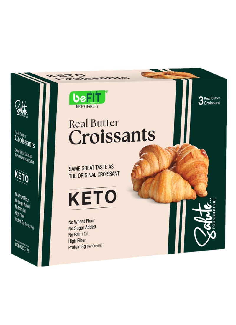 BeFit Keto Salute Low Carbs Croissants - Image 1