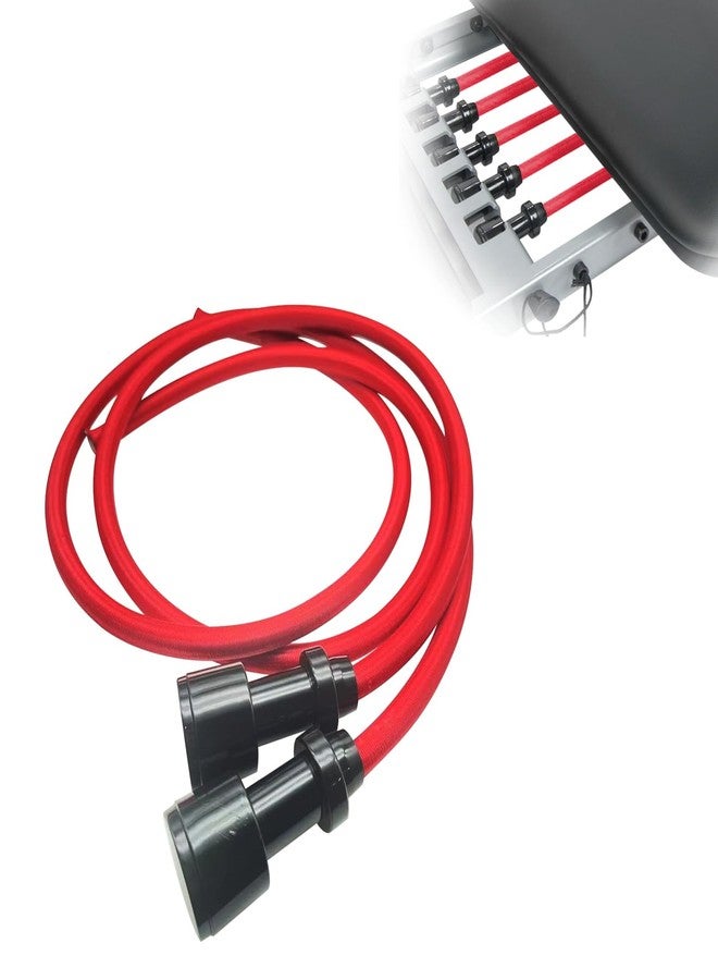 VCTGAM® Double Power Resistance Cord Compatible with AeroPilates Reformers – Dual Resistance Replacement Cords, Fits Most Corded Pilates Machines - Image 1