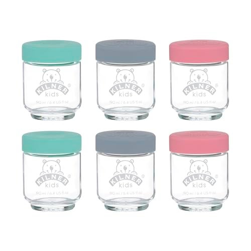 Kilner Kids Set of 6 190 ML Glass Jars - Image 1