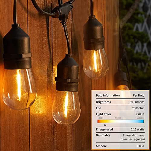 Quace 19FT 10 LED Solar String Lights Outdoor - Patio Lights with 4 Lighting Mode, USB & Solar Powered Outdoor String Lights Decorative, IP65 Waterproof String Lights for Outside Garden Yard Balcony - Image 3