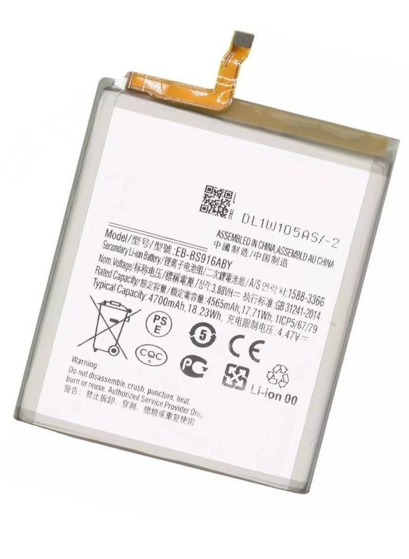 ليناكز الأصلي بطارية داخلية بديلة متوافقة مع هاتف Samsung Galaxy S23 Plus 5G – بطارية ليثيوم أيون عالية الجودة وتدوم طويلاً، تدعم الشحن السريع وتتميز بنظام آمن لإدارة الطاقة وعمر تشغيلي ممتد؛ حل موثوق للطاقة لهاتف Galaxy S23+. - Image 2