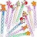 PSDFH 24 Packs Mini Bulk Christmas Santa Claus Tree Deer Snowman Snowflake Theme Bubble Wands for Party Supplies - Image 2