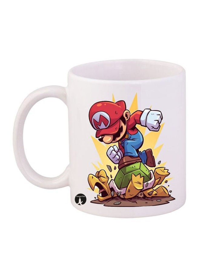 RYN Super Mario Printed Mug White/Red/Blue 11ounce
