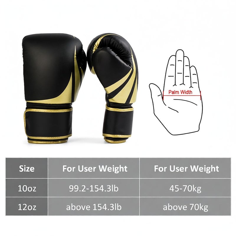 Boxing Gloves Boxing Training Gloves for Men & Women Kickboxing Gloves Sparring Gloves Heavy Bag Gloves for Muay Thai Boxing Kickboxing - Image 3