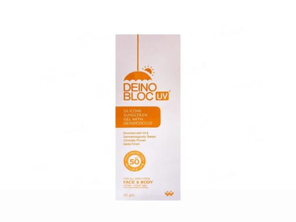 Biovida جيل واقي الشمس BIOVIDA Deino Bloc UV مناسب لجميع أنواع البشرة SPF 50 حماية لمدة 24 ساعة مدعم بفيتامين C و E - Image 1