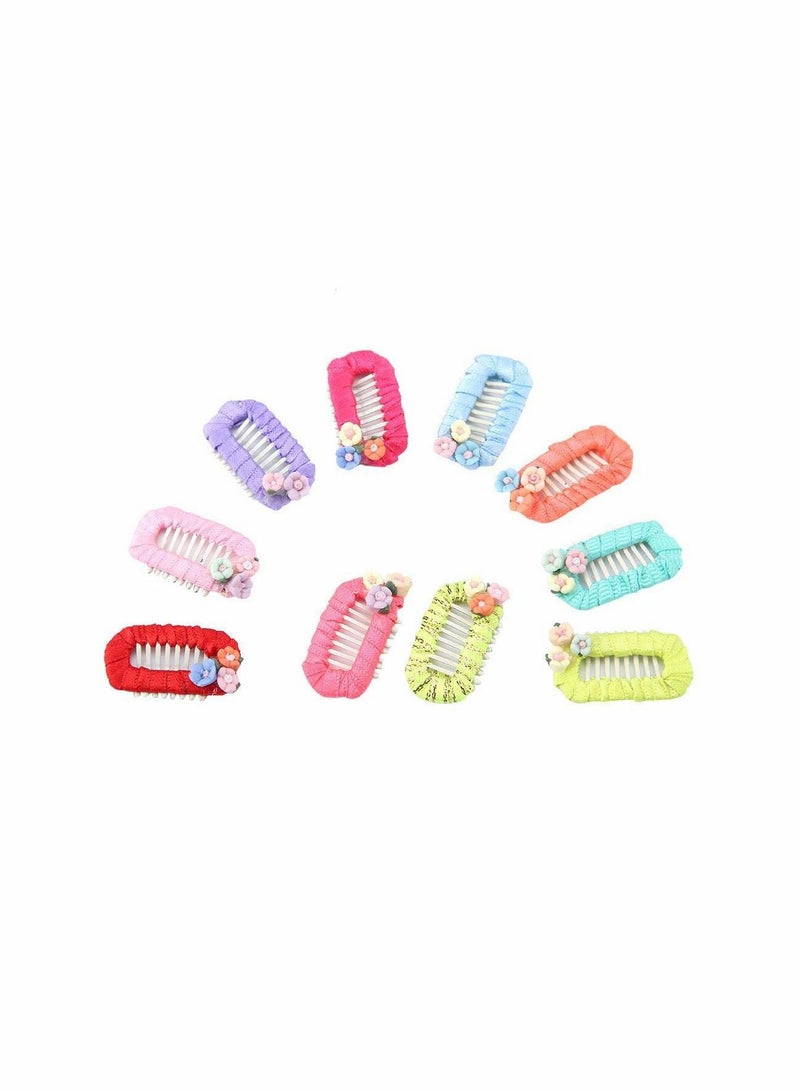 KASTWAVE Pet Hair Clips Cute Flower Pet Topknot Lovely Cats Dogs Hairpins Pet Grooming Headwear Pet Hair Accessories (Random Color 10Pcs) - Image 3