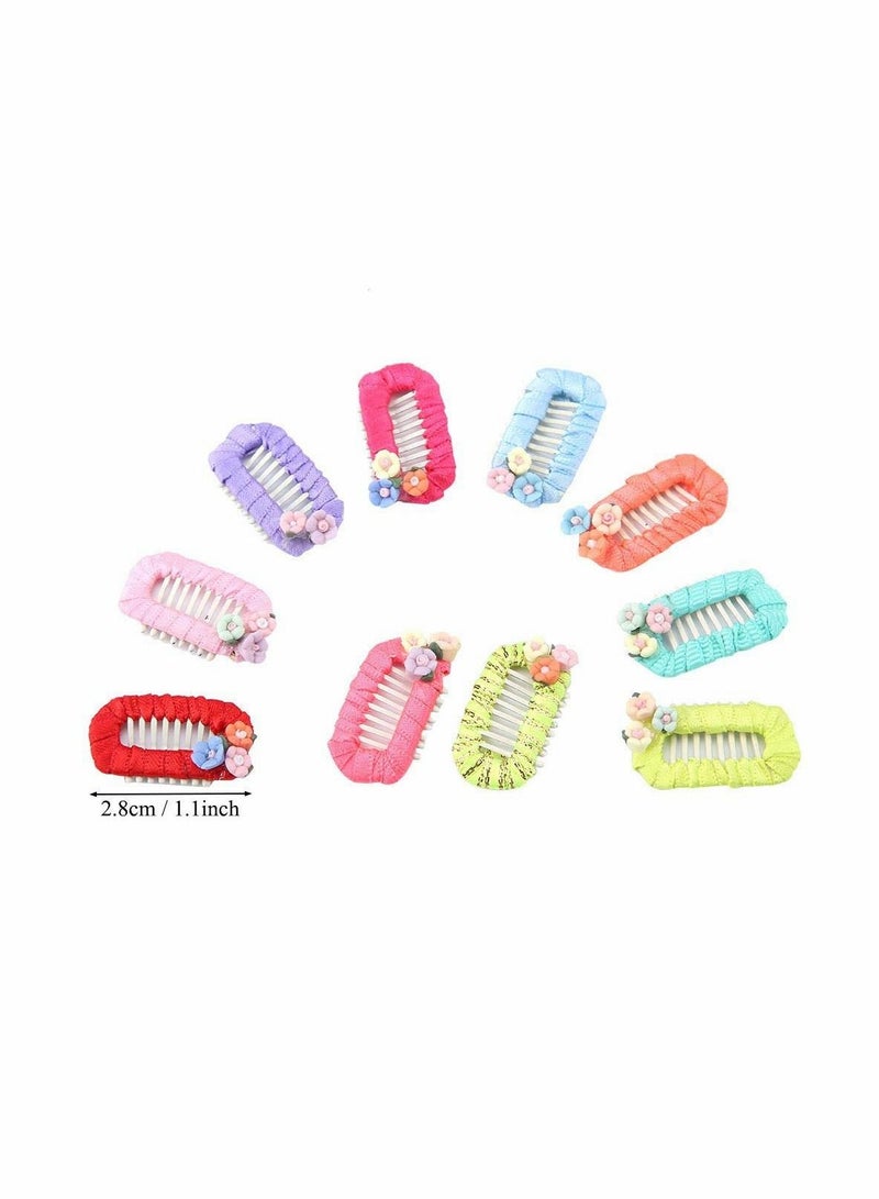 KASTWAVE Pet Hair Clips Cute Flower Pet Topknot Lovely Cats Dogs Hairpins Pet Grooming Headwear Pet Hair Accessories (Random Color 10Pcs) - Image 2