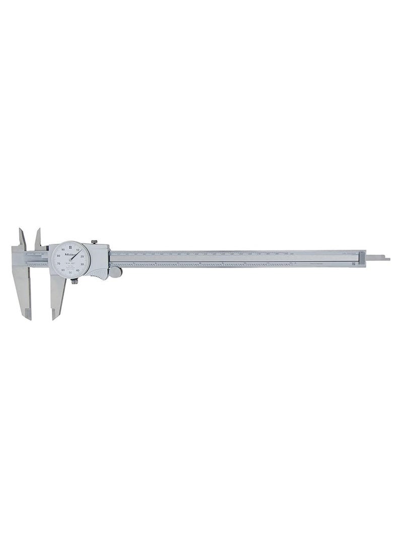 Mitutoyo Mitutoyo 505746 Dial Caliper001 Graduation 01 per Revolution 012 Range 0002 Accuracy White Face  - Image 1
