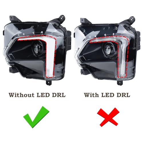 KAMDKI Left Driver Side LED Headlight Compatible for 2022 2023 Chevy Traverse Chevrolet Head lamp without LED DRL 85596373 GM2502525 - Image 2