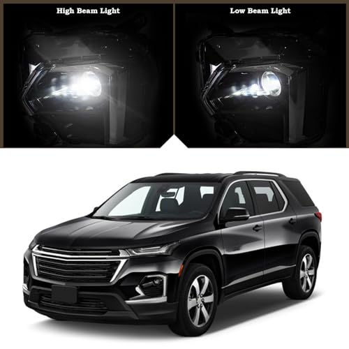 KAMDKI Left Driver Side LED Headlight Compatible for 2022 2023 Chevy Traverse Chevrolet Head lamp without LED DRL 85596373 GM2502525 - Image 3