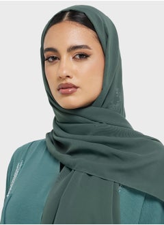hayas closet V-Neck Ruched Flared Sleeve Abaya  - Image 4