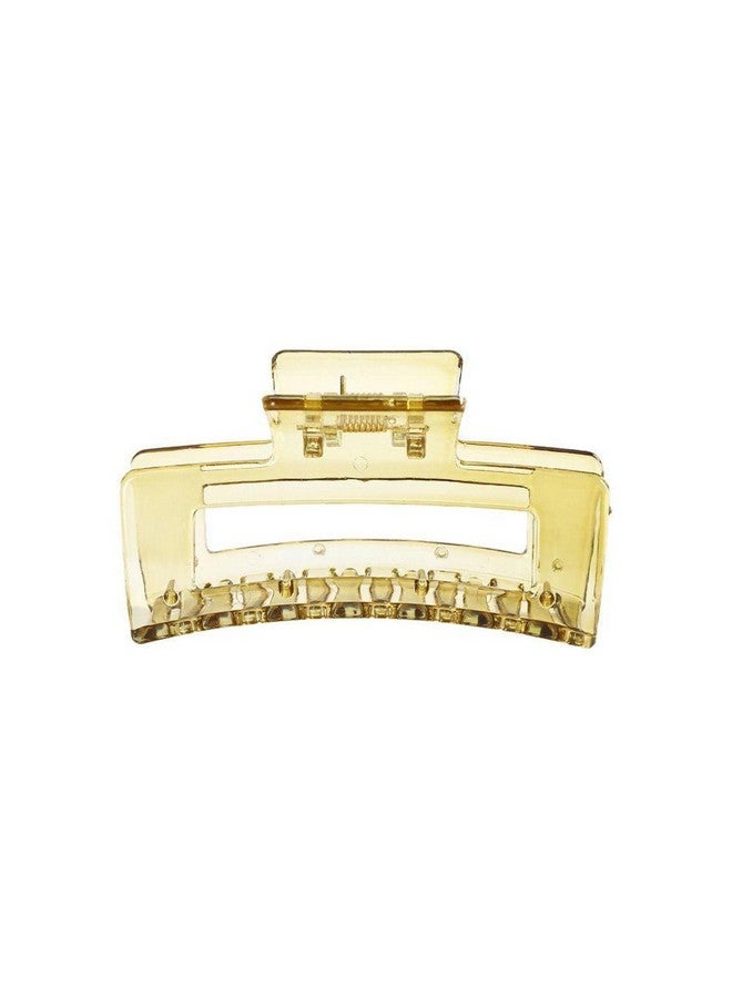 التعارف مشبك شعر كبير من البلاستيك الشفاف متعدد الألوان على الطراز الكوري مع فك طويل وإكسسوارات شعر للنساء والفتيات (عبوة من 3 قطع) - Image 2