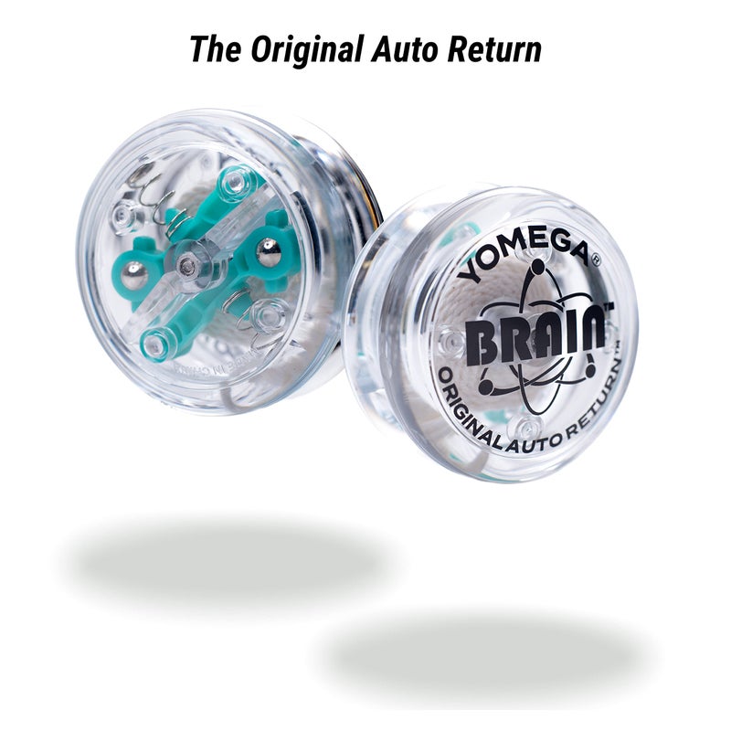 Yomega The Original Brain - Professional Yoyo for Kids and Beginners, Responsive Auto Return Yo Yo Best for String Tricks + Extra 2 Strings & 3 Month Warranty (Clear) - Image 3