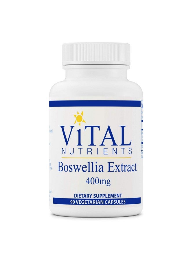 Vital Nutrients Boswellia Serrata Extract Herbal Support For Joint And Digestive Health 90 Vegetarian Capsules Per Bottle 400 Mg - Image 1